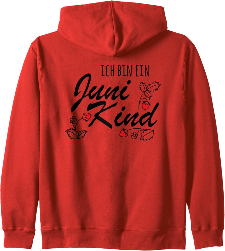Juni Kind Zwillinge Krebse Geburtstag Kapuzenjacke