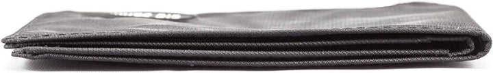 Big Skinny Slimline Herren-Geldbörse, doppelt gefaltet, für bis zu 25 Karten Schwarz, Schwarz