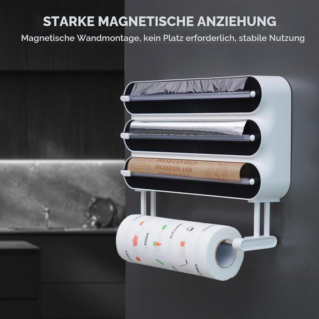 Küchenrollenhalter Wand,Frischhaltefolienspender und alufolie schublade,Alufolienspender und frischh
