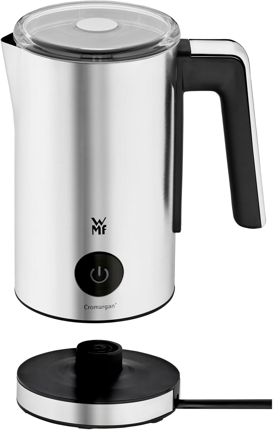 WMF Stelio elektrisch Milchaufschäumer (500 Watt, 150-250 ml, Antihaftbeschichtung, kabellos, für Mi