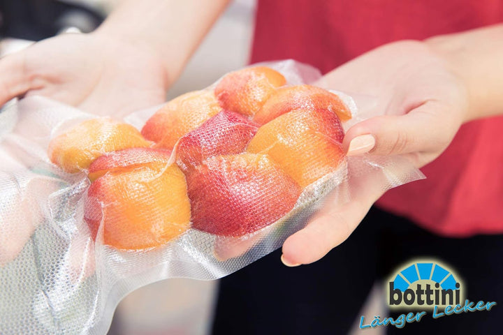 50 BOTTINI Vakuumbeutel mit Struktur 30 x 40 cm goffriert Sous Vide, Folien in Profiqualität mit Sie