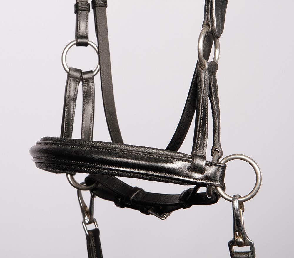Harry's Horse Hoofdstel Bitloos Sidepull schwarz full, schwarz full
