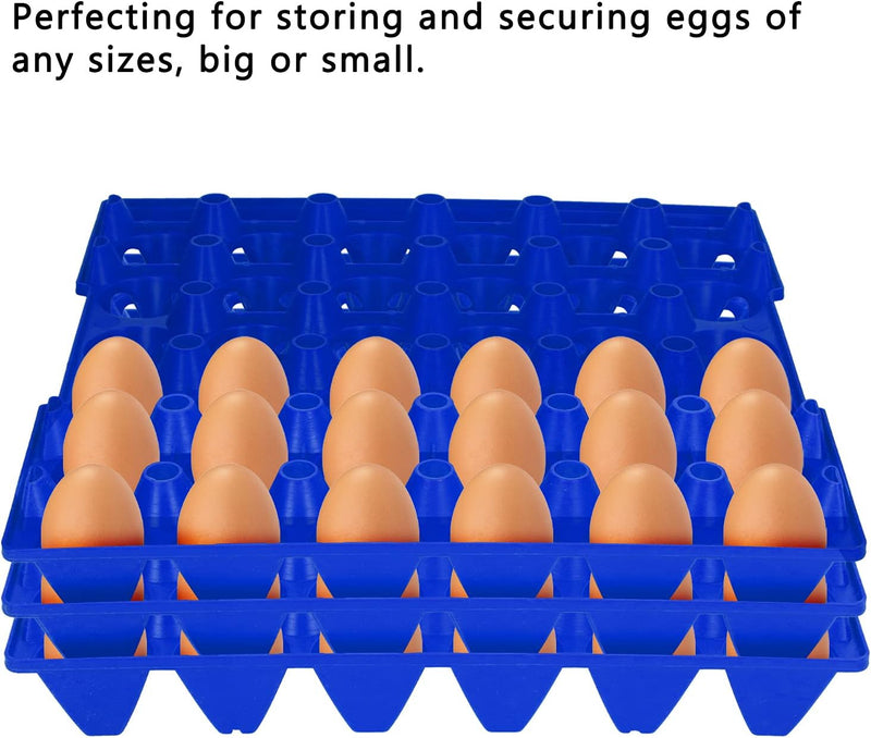 Eierkisten, 5 STÜCKE Kunststoff Eierkartons 30 Zellen Eierkisten Halter Tablett für Lagerung Transpo