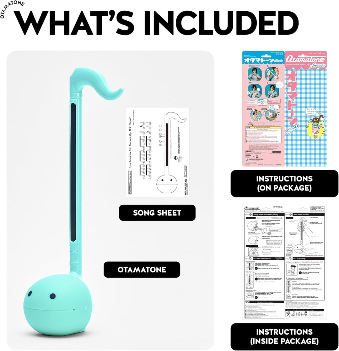 Otamatone Regular Mint Elektronisches Musik Instrument, Tragbar Digitale Musikinstrumente Synthesize
