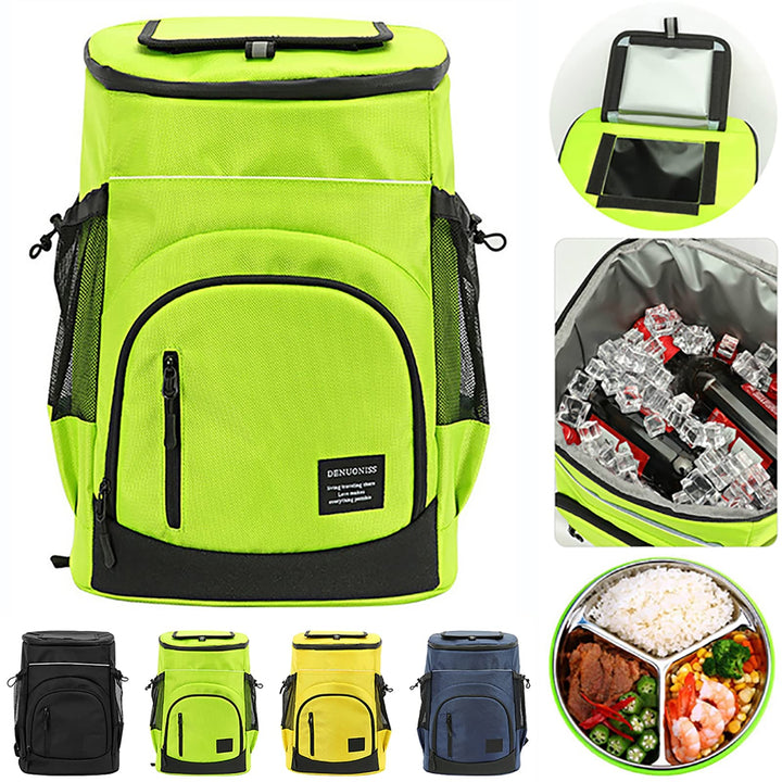 XIUWOUG 33L Kühltasche Gross, Wasserdichten Isolierter Rucksäcke Cooler Bag, Kaltes Bier Picknick Ru