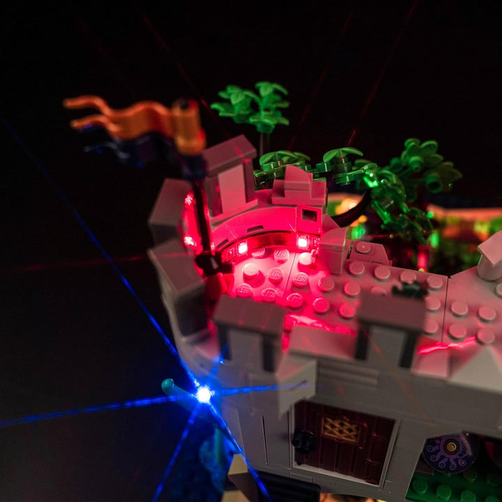 Fernbedienung Licht-Kit für Lego 21348 Dungeons & Dragons: Red Dragon's Tale (Nicht Lego), Led Beleu