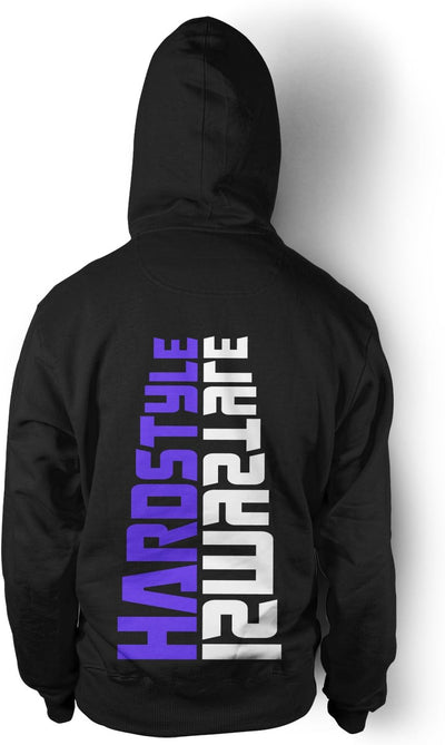 Hardstyle is My Style Männer und Herren Kapuzenpullover | Hardcore Musik Minimal Geschenk | M4 FB (S