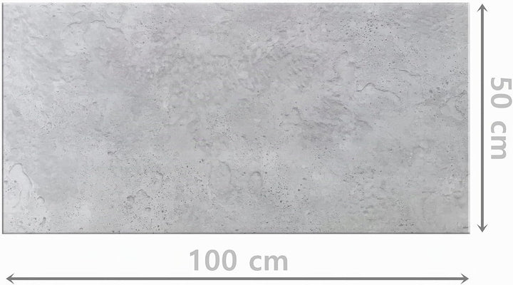 20 Stück (10m2) Wanddeko Platte Beton Imitation Wandpaneele BETONLOOK IMITATION Polystyrol XPS 100x5
