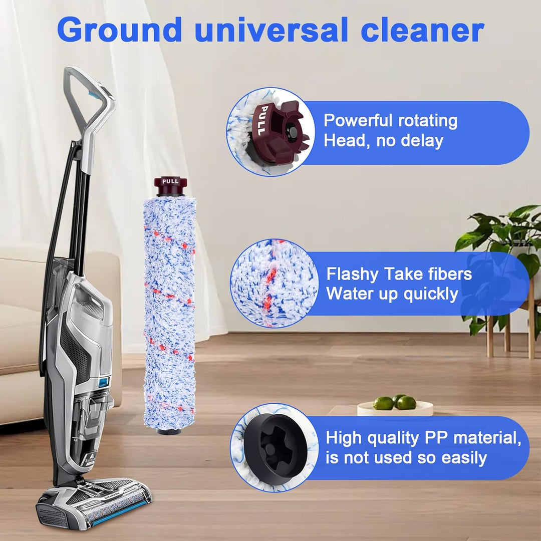 Zubehör für Bissell CrossWave, Ersatzteile für Bissell mit 3 Bürstenrollen, 3 Ersatz Filter und 1 Re
