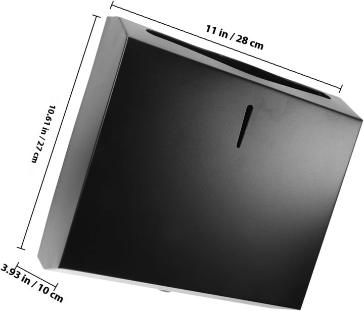 TOPBATHY Papierhandtuchhalter: Edelstahl Multifold Papierhandtuchspender, Wandmontage Badezimmer Pap