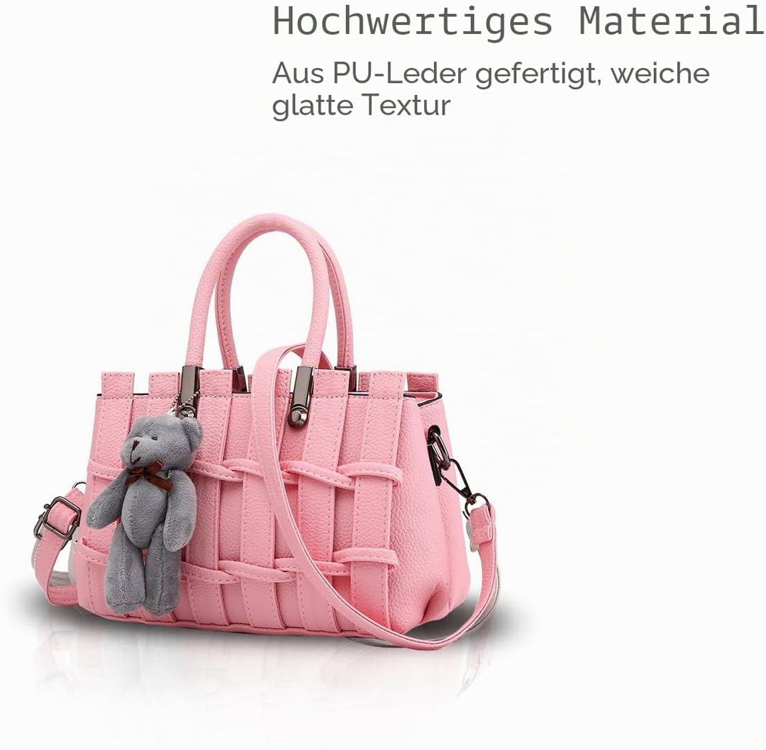 Neue Mädchen/Frauen süsse Mode-Handtasche Messenger Bag Umhängetasche Schulter-Geldbeutel Tote Hell-
