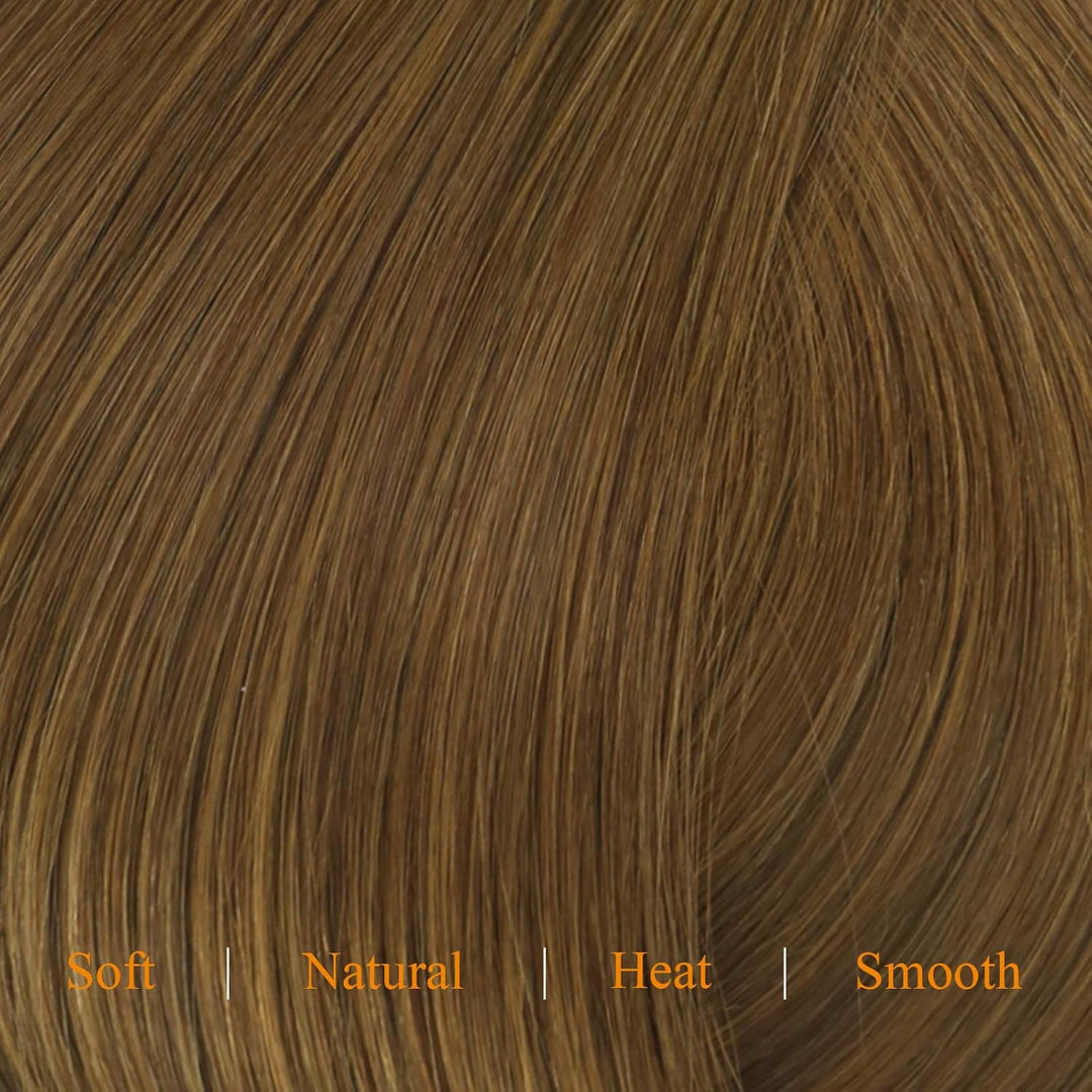 Easyouth Remy Clip in Extensions Echthaar Clip Haarverlangerung Braun Clip in Haar Extensions Echtha