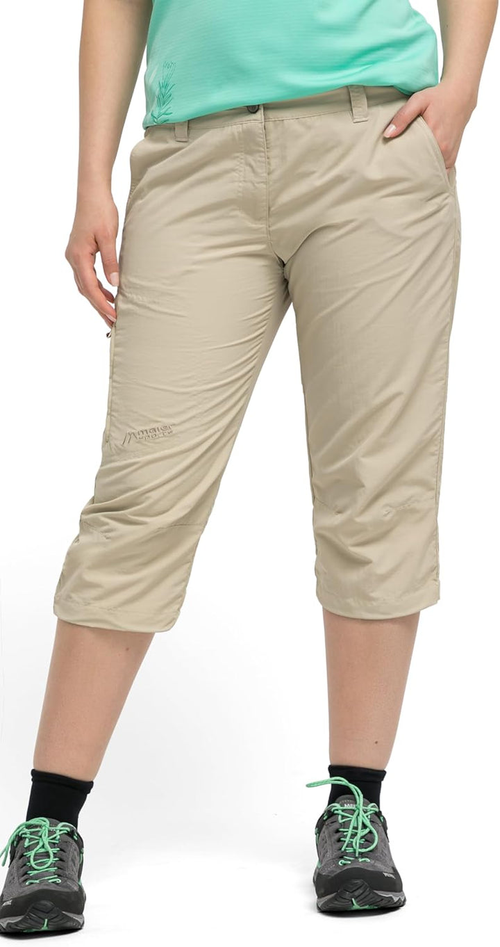 Maier Sports Damen Capri Capri Neckar, Beige