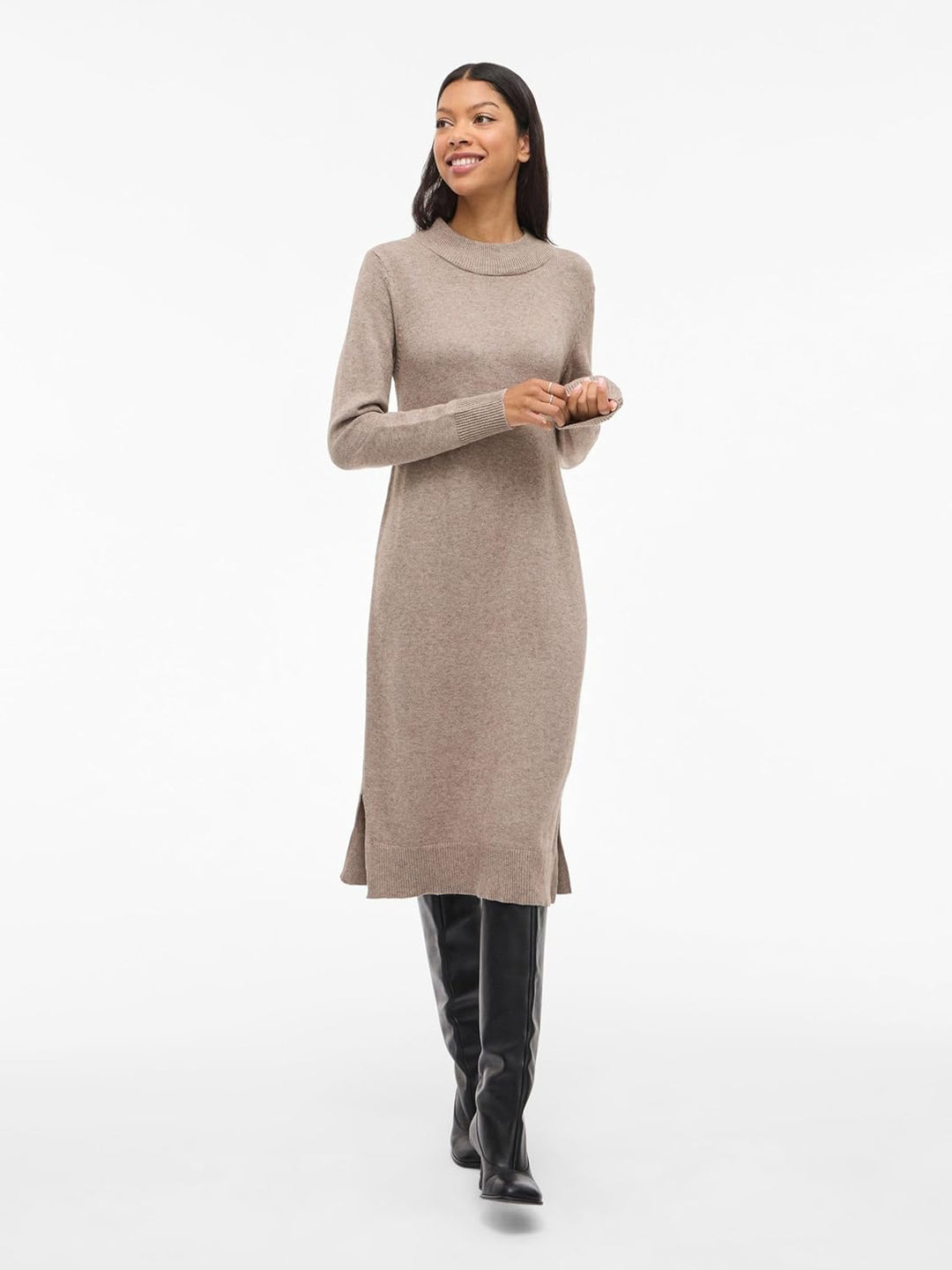 Vila Female Maxikleid VIRIL Langarm | Midi dress XS Falcon, XS Falcon