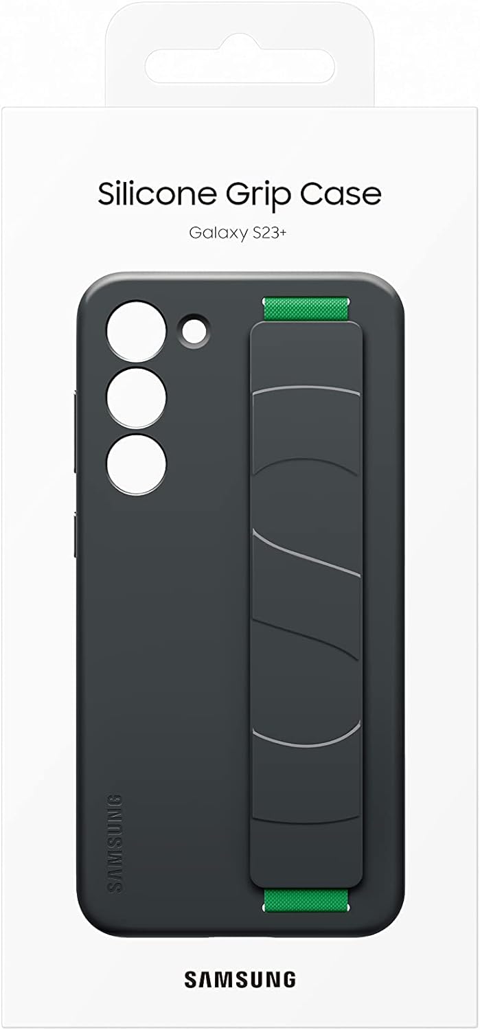 Samsung Silicone Grip Smartphone Case EF-GS916 für Galaxy S23+, Handy-Hülle, Fingerhalterung, Schlan