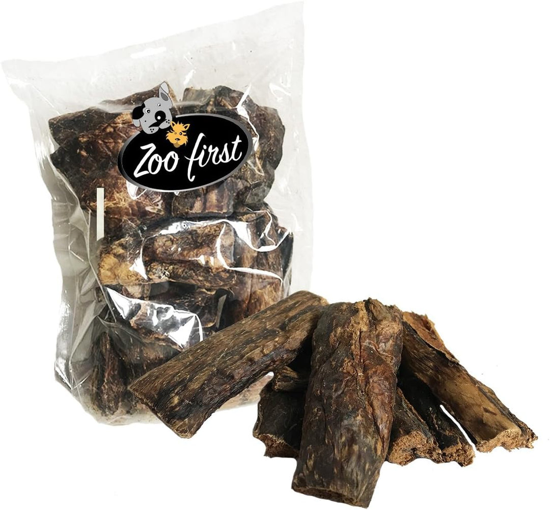 Zoofirst 10 kg Rinderlunge Lunge getrocknet fettarm Hundefutter Snack Leckerli Kauartikel