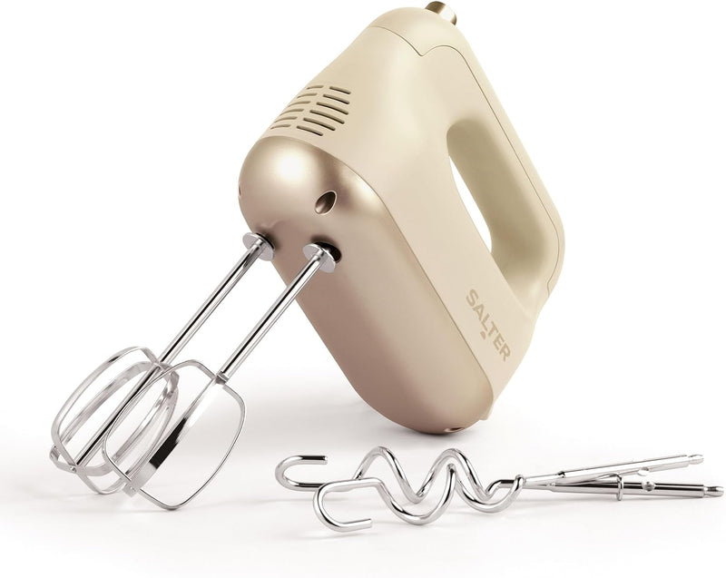 Salter EK5512SBOVDE Backen Handmixer - Elektrisch Quirl mit 5 Geschwindigkeitseinstellungen, Auswerf