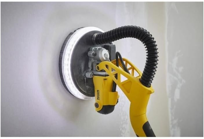 STANLEY FATMAX 750W Trockenbauschleifer (225mm) mit Aufbewahrungstasche und 120G Netz-Schleifscheibe