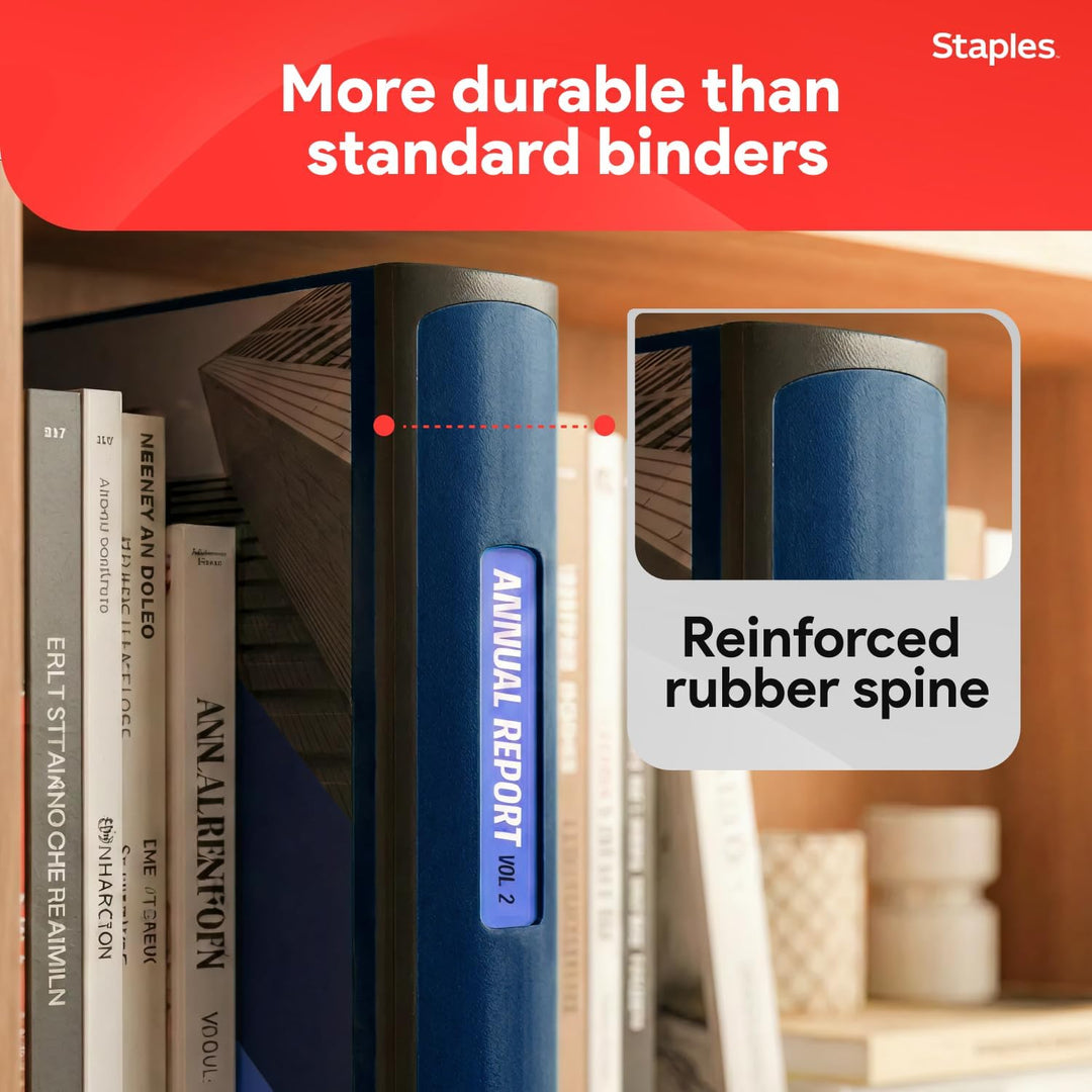 Staples Better Binder, 5 cm, Blau, blau