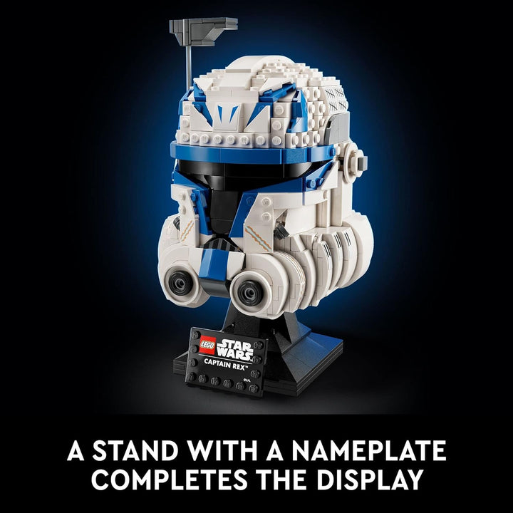 LEGO Star Wars Captain Rex Helm Set 75349, The Clone Wars Sammlerstück für Erwachsene, 2023 Serie Mo