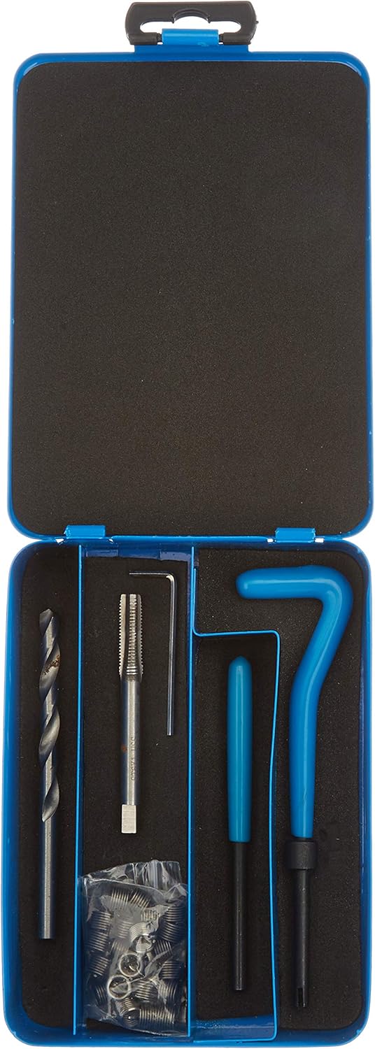 Silverline 283928 Gewindereparatursatz, Helicoil-Typ M6 x 1,0 mm M6 x 1.0 mm, M6 x 1.0 mm