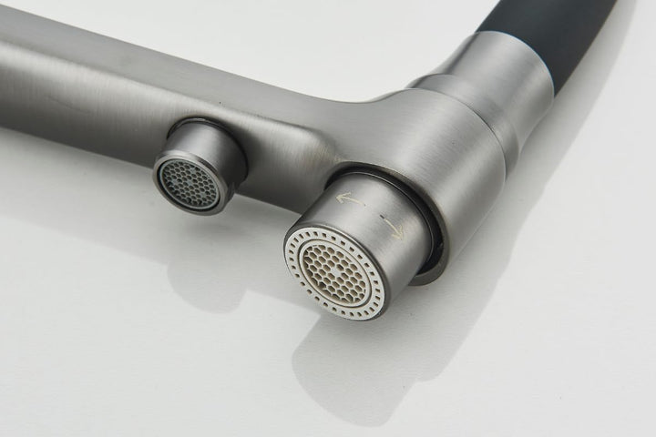 3-Wege Küchenarmatur FLEXIBLE mit herausziehbarer Brause, separater Trinkwasserleitung für Wasserfil