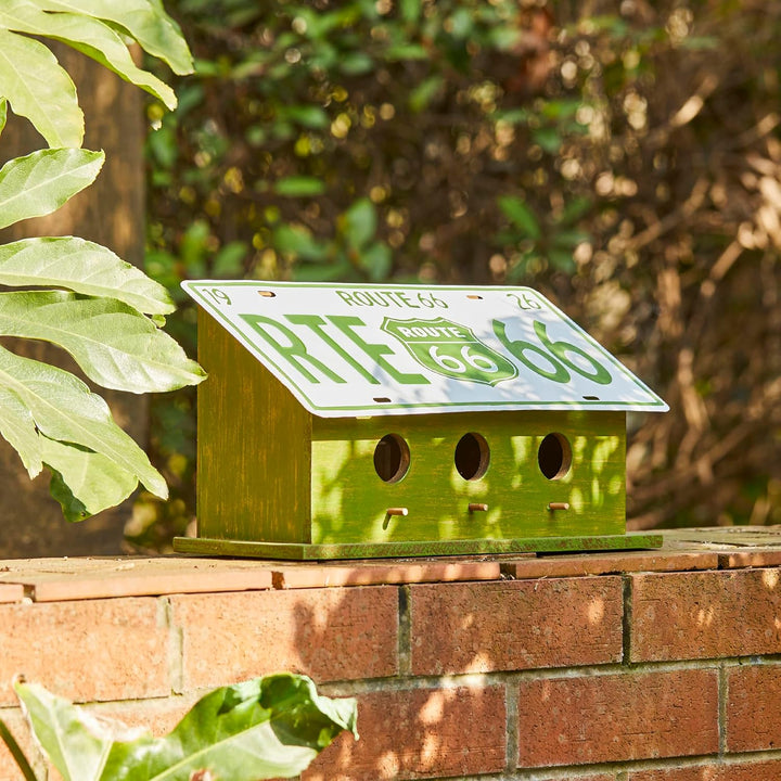 Glitzhome Vogelhaus zum Aufhängen, 35,6 cm, gross, Grün, Grün