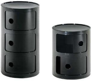 Kartell 496709 Container Componibili schwarz Modern Schwarz, Modern Schwarz