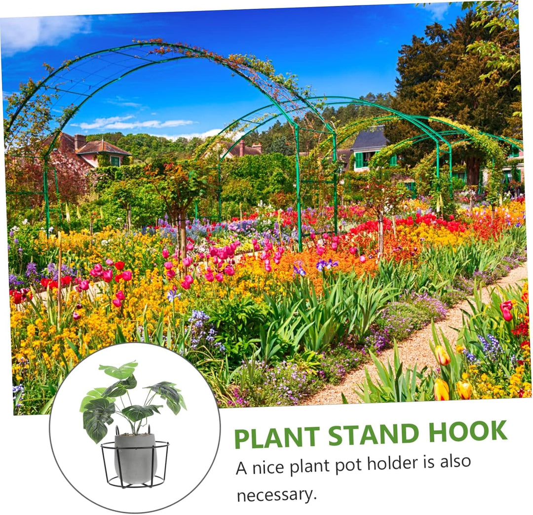 Cabilock 2stücke Bonsai Hängender Blumentopfhalter Mittel Schwarz Stabiler Pflanzentopfständer Mit H