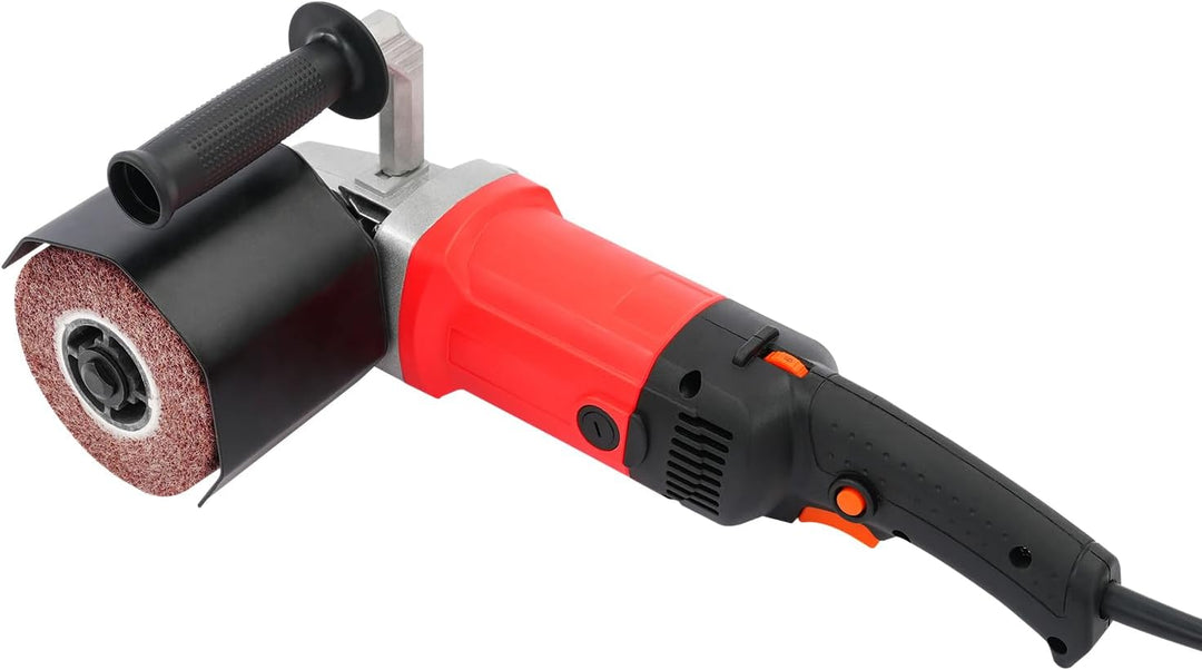 Satiniermaschine Schleifmaschine Bürstenschleifer 1400W Zur Bearbeitung von Edelstahl Gusseisen Alum