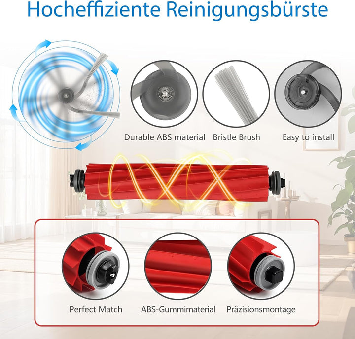 QV 35A Zubehör Set für Roborock QV 35A / QV 35S / QR 598 / QR 798 Roboterstaubsauger Ersatzteile, 1