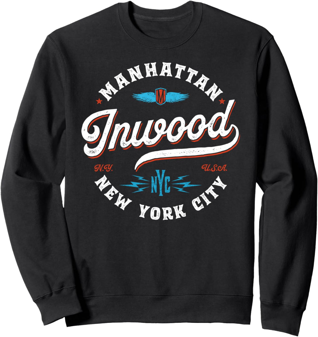 Inwood Manhattan - New York Vintage-Grafik Sweatshirt