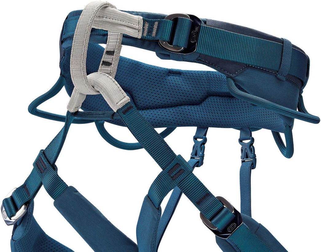 PETZL Unisex Adjama Klettergurt (1er Pack) XL Blau, XL Blau