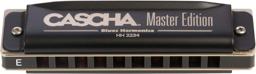 Master Edition Blues Harmonica in E (incl. soft case and cleaning cloth)
