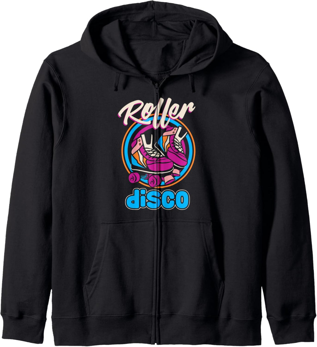 Retro Roller Disco 80er und 70er Jahre Funky Kapuzenjacke