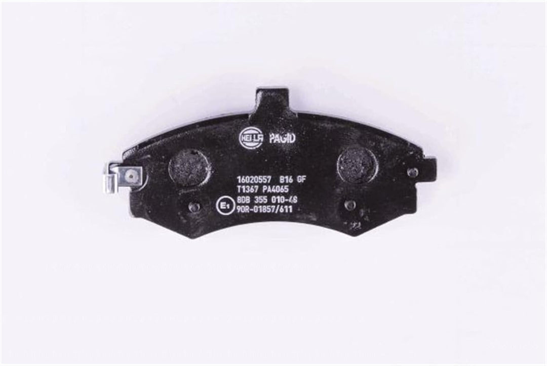 HELLA PAGID 8DB 355 010-481 Bremsbelagsatz - T1367 - Dicke/Stärke: 16.8mm - Bremssystem: Akebono - m