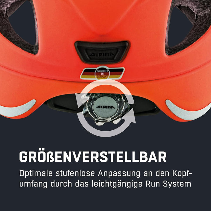 ALPINA XIMO L.E. - Leichter, Sicherer & Bruchfester Fahrradhelm Mit Optionalen LED-Licht Für Kinder