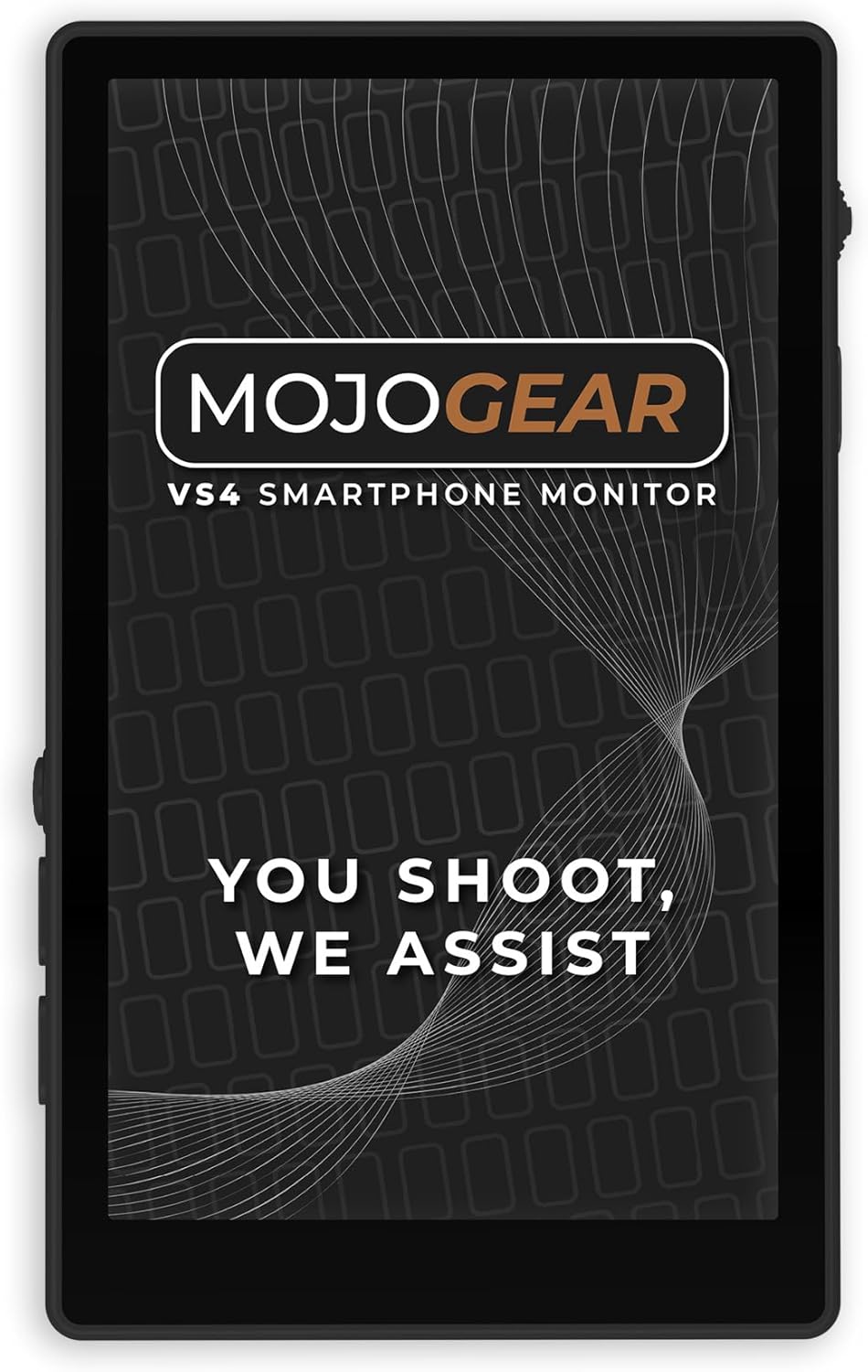 MOJOGEAR VS4 Touchscreen Selfie Vlog Monitor — Externer Bildschirm für Smartphone Rückkamera — WiFi