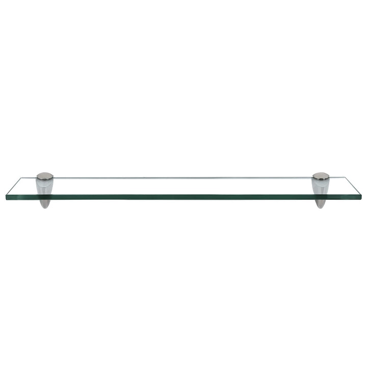 Glasablage Glasregal, Glas Wandregal Klarglas mit 8mm ESG Sicherheitsglas und Halterung, perfekt gee