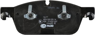 HELLA PAGID 8DB 355 020-141 Bremsbelagsatz - T2177 - Dicke/Stärke: 19.2mm - Bremssystem: Teves - für