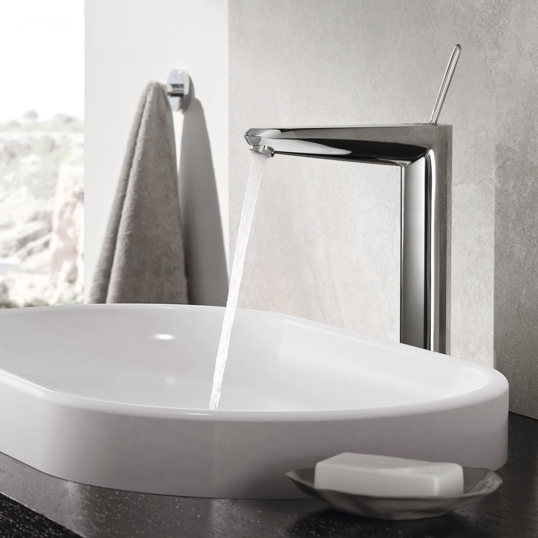 GROHE Eurodisc Joy | Badarmaturen-Einhand-Waschtischbatterie, DN 15 XL-Size,chrom | Einlochmontage |
