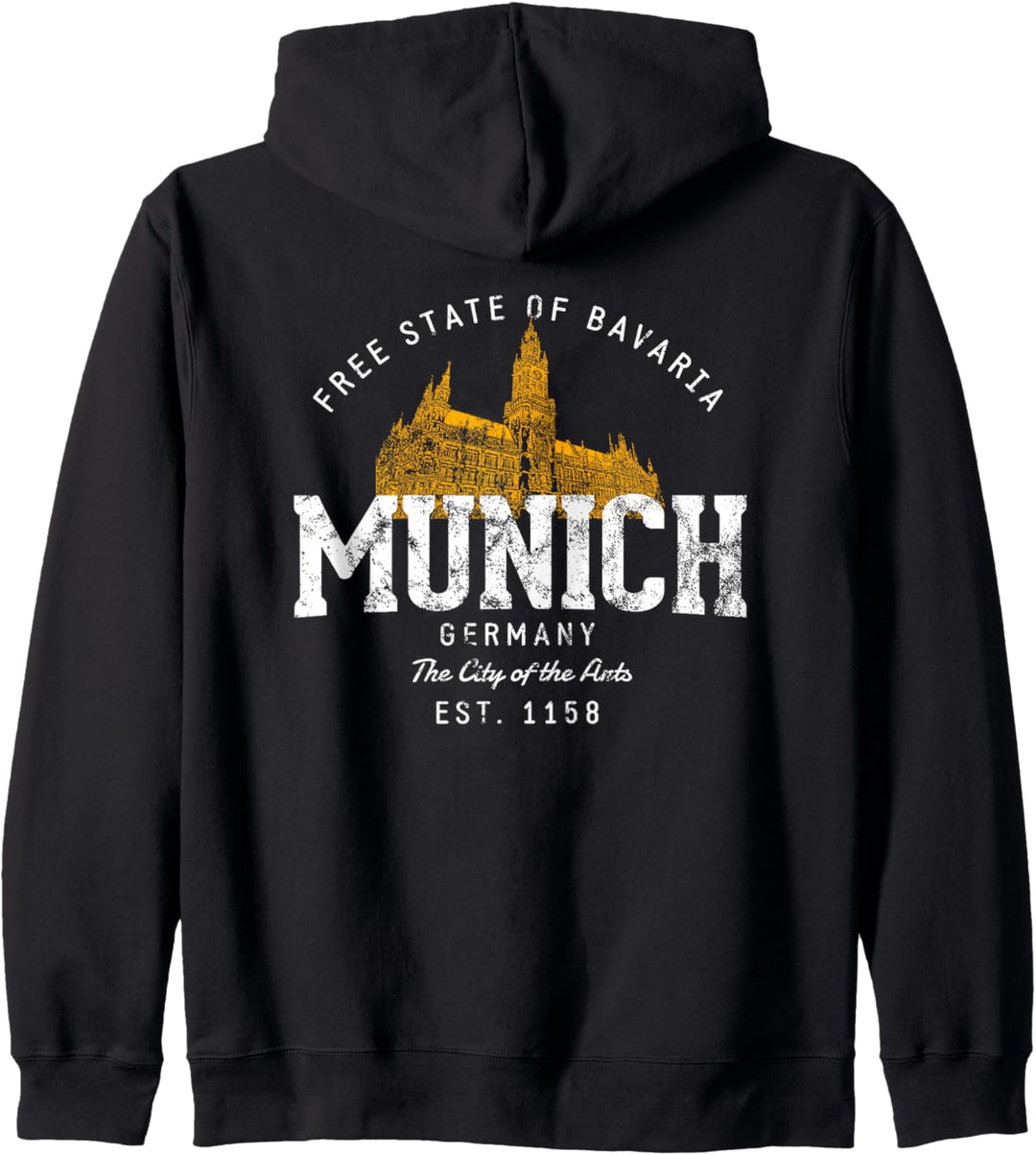 Deutschland Urlaub Souvenir Vintage München Kapuzenjacke