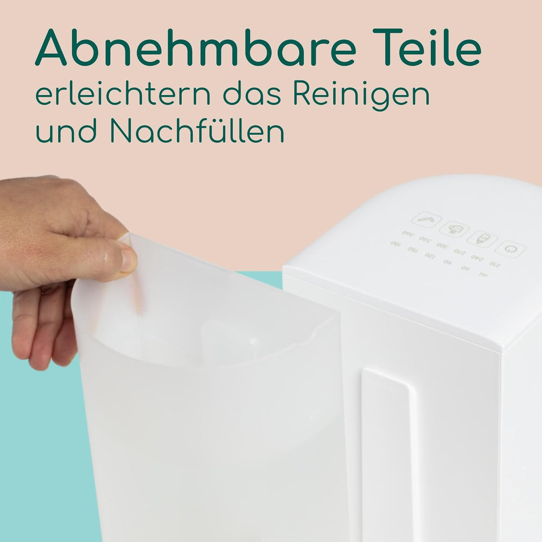 Bebeconfort Instant-Flaschenzubereiter Baby, Genaue Temperatur in Sekunden, Der Leise, Schnelle Baby