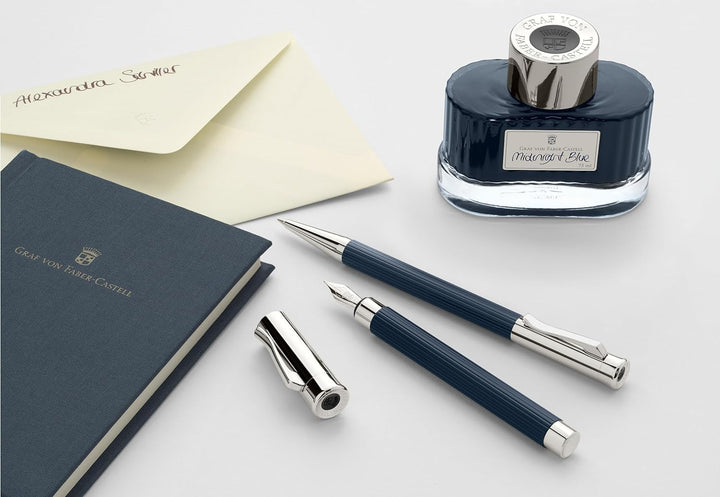 Graf von Faber-Castell 141710 - Füllfederhalter Tamitio Nachtblau, Federbreite M, 1 Stück 1 Stück (1