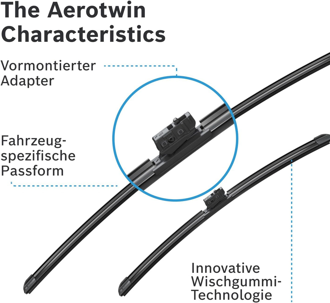 Bosch Scheibenwischer Aerotwin A179S, Länge: 700mm/450mm – Set für