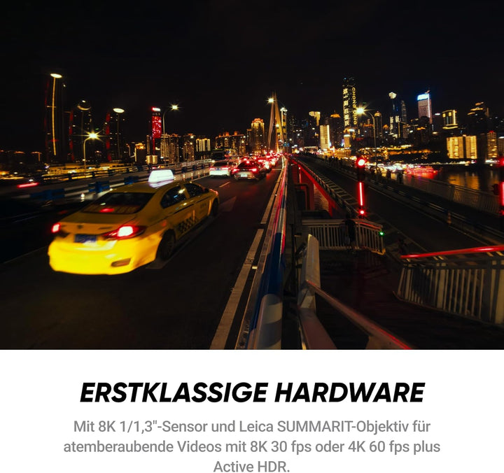 Insta360 Ace Pro 2 Flash Print-Bundle – wasserdichte 8K Action-Cam, mit Leica entwickelt, 1/1,3"-Sen