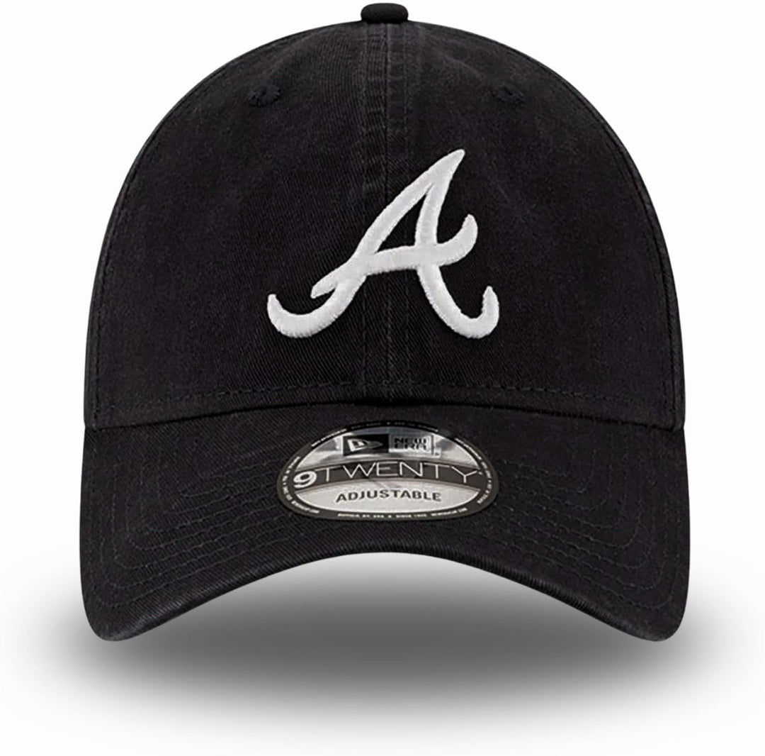 New Era 9Twenty Cap MLB Basecap Baseball Verstellbar Kappe #32-Braves-Black-31674 Einheitsgrösse, #3