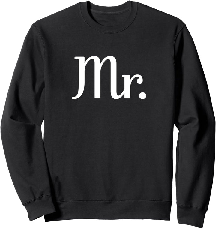 Mr. and Mrs. Partnergeschenk für Ehefrau, Ehefrau Sweatshirt