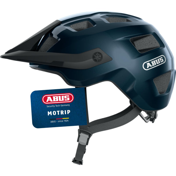 ABUS MTB-Helm MoTrip - robuster Fahrradhelm mit höhenverstellbarem Schirm für Mountainbiker - indivi
