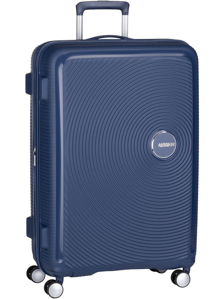 American Tourister Soundbox - Spinner L Erweiterbar Koffer, 77 cm, 110 L, Blau (Midnight Navy) Blau